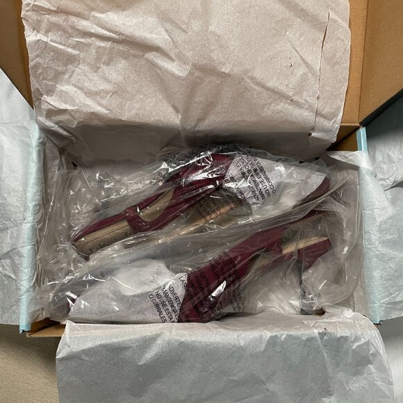 Lifestride Women's Slingback Heels 9.5W NIB Pinot Noir Never worn - Picture 5 of 7